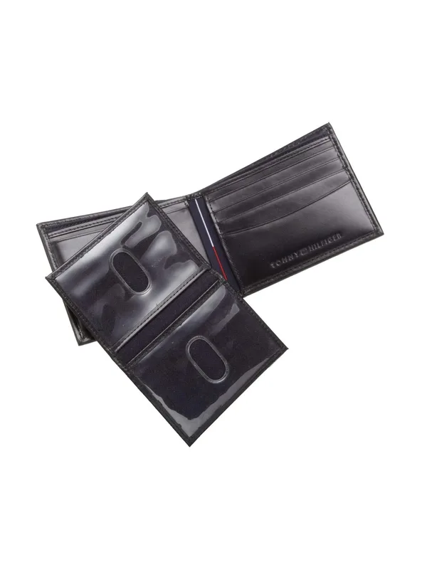 ארנק מעור טומי הילפיגר דגם 31TL22X062 שחור Tommy Hilfiger