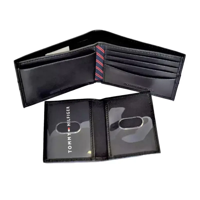 ארנק מעור טומי הילפיגר דגם 31TL22X062 שחור Tommy Hilfiger