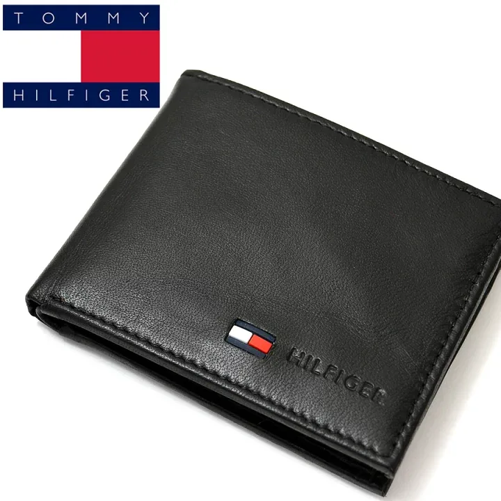 ארנק מעור טומי הילפיגר דגם 31TL25X020 שחור Tommy Hilfiger