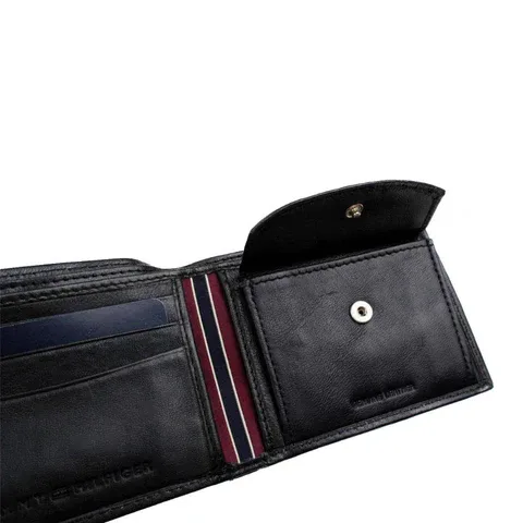 ארנק מעור טומי הילפיגר דגם 31TL25X020 שחור Tommy Hilfiger
