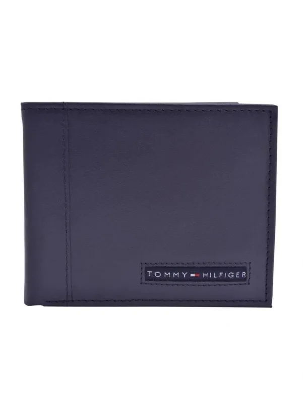 ארנק מעור טומי הילפיגר דגם 31TL22X063 כחול כהה Tommy Hilfiger