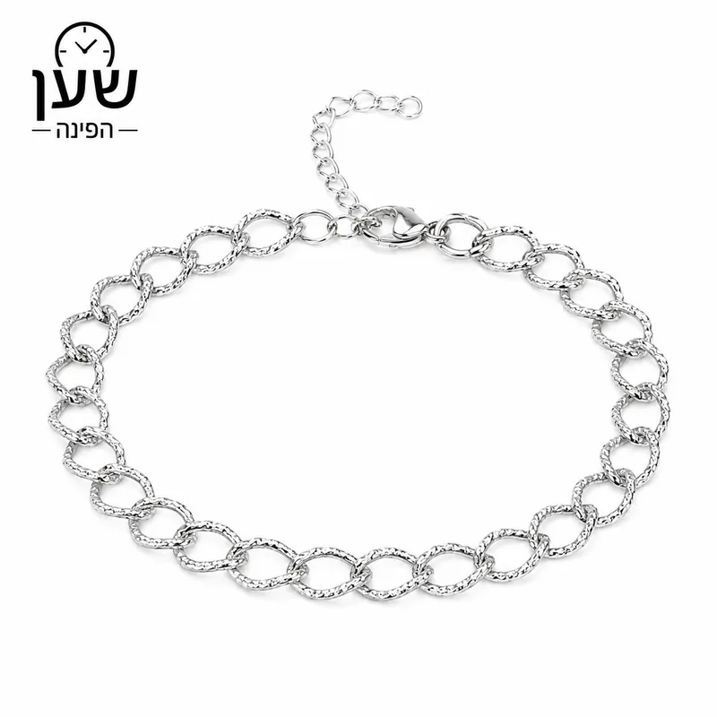 צמיד חוליות כסף קלאסי – מראה יוקרתי ועדין לכל הופעה