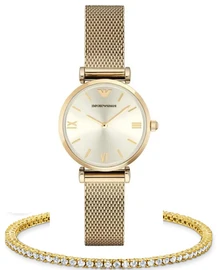 שעון אמפוריו ארמני לאישה דגם Emporio Armani AR1957 וצמיד מתנה