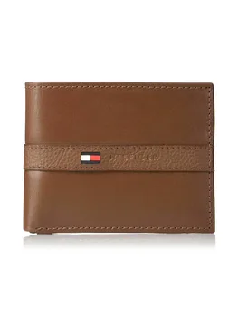 ארנק מעור טומי הילפיגר דגם 31TL22X062 חום בהיר Tommy Hilfiger