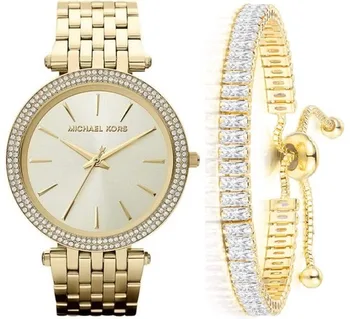 שעון יד מייקל קורס לאישה MK3191 MICHAEL KORS וצמיד מתנה