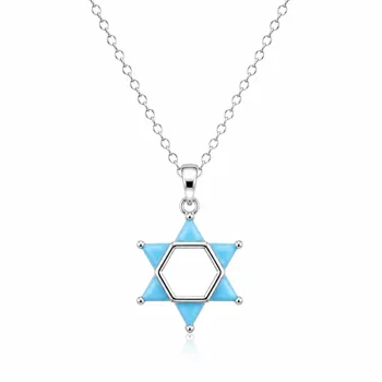 שרשרת מגן דוד בעיצוב מודרני ועדין