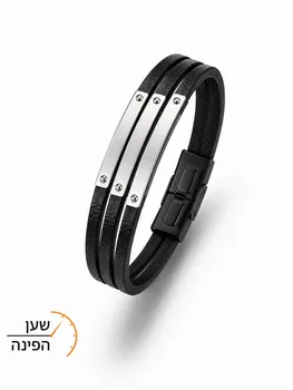 צמיד לגבר עם חריטה אישית מתנה