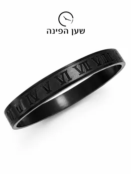 צמיד קשיח לגבר שחור