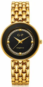 שעון נשים G·P Elegance שחור זהב