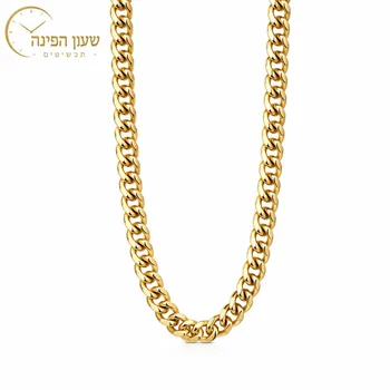 שרשרת גורמט לגבר – צבע זהב