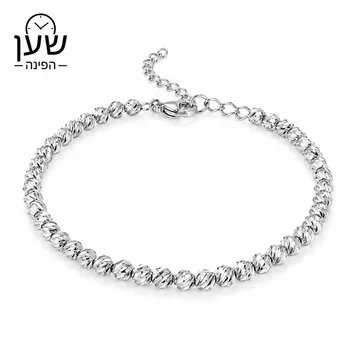 צמיד חרוזים כסף – עיצוב עדין עם ברק יוקרתי
