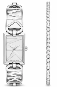 סט שעון מייקל קורס דגם MK7407 MICHAEL KORS וצמיד טניס כסף