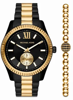 סט שעון מייקל קורס Michael Kors MK8948 וצמיד כדורים זהב