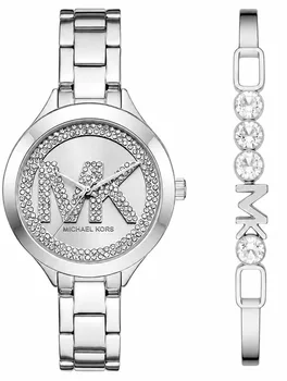 סט שעון מייקל קורס לאישה דגם MKO1108 MICHAEL KORS וצמיד של מייקל קורס